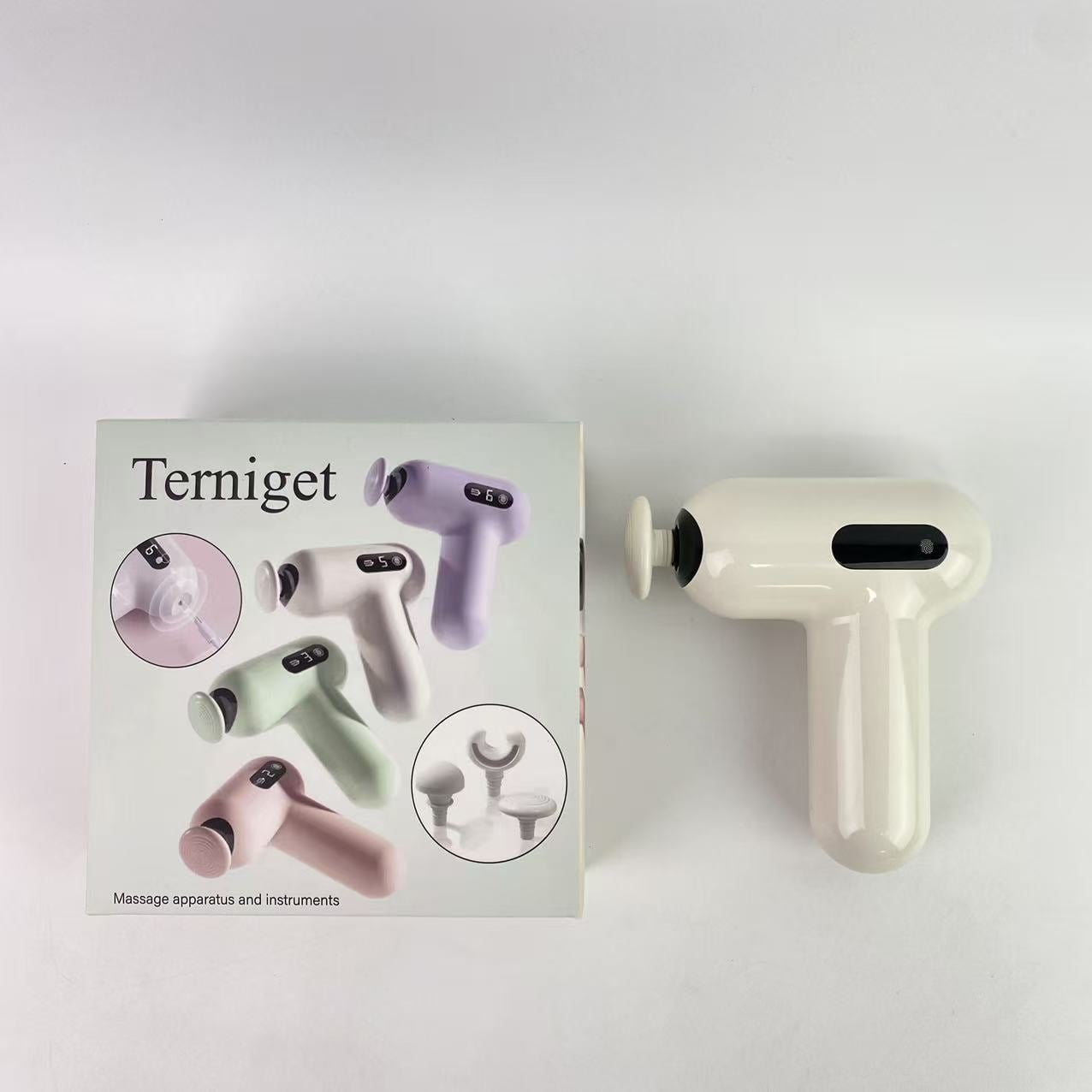 Terniget Massage apparatus and instruments,Massage Gun, Pocket-Sized Deep Tissue Massager Gun, Portable Percussion Muscle Massager Gun, Ultra Small & Quiet Muscle Massage Gun