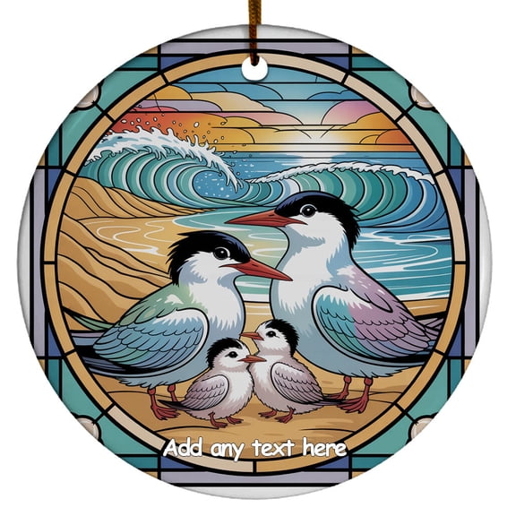 Terns Family of 4 Ornament Personalized Ornament Gift for Families, Couples, Parents & Kids, Christmas 2025 Keepsake, Gift for Families and Member