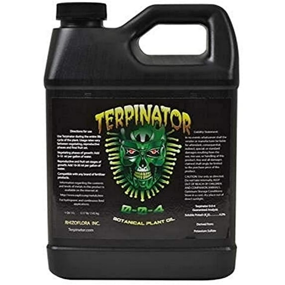 Terpinator Pack of 4 RZF10010, 1L Fertilizer Nutrient, (1 Quart/0.946 Liters) Brown