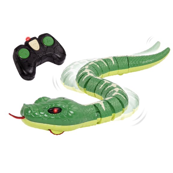 Terra by Battat  Remote Control Emerald Tree Boa Snake Toy, Realistic Moving Electronic Animal for Kids with Easy Operation, Fun Reptile Adventure, Includes Transmitter, Ages 6+ Years