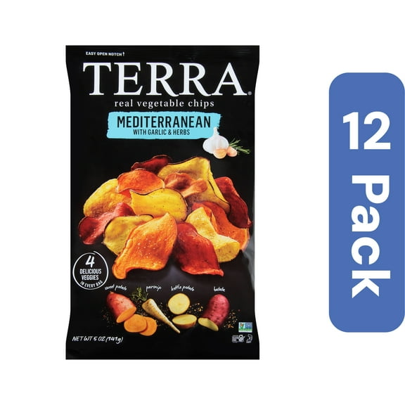 Terra Chips Exotic Mediterranean Chips 5 oz (Pack Of 12)