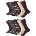 thumbnail image 1 of Terra Cotta Dress Crew Socks 12 Pack, 1 of 7