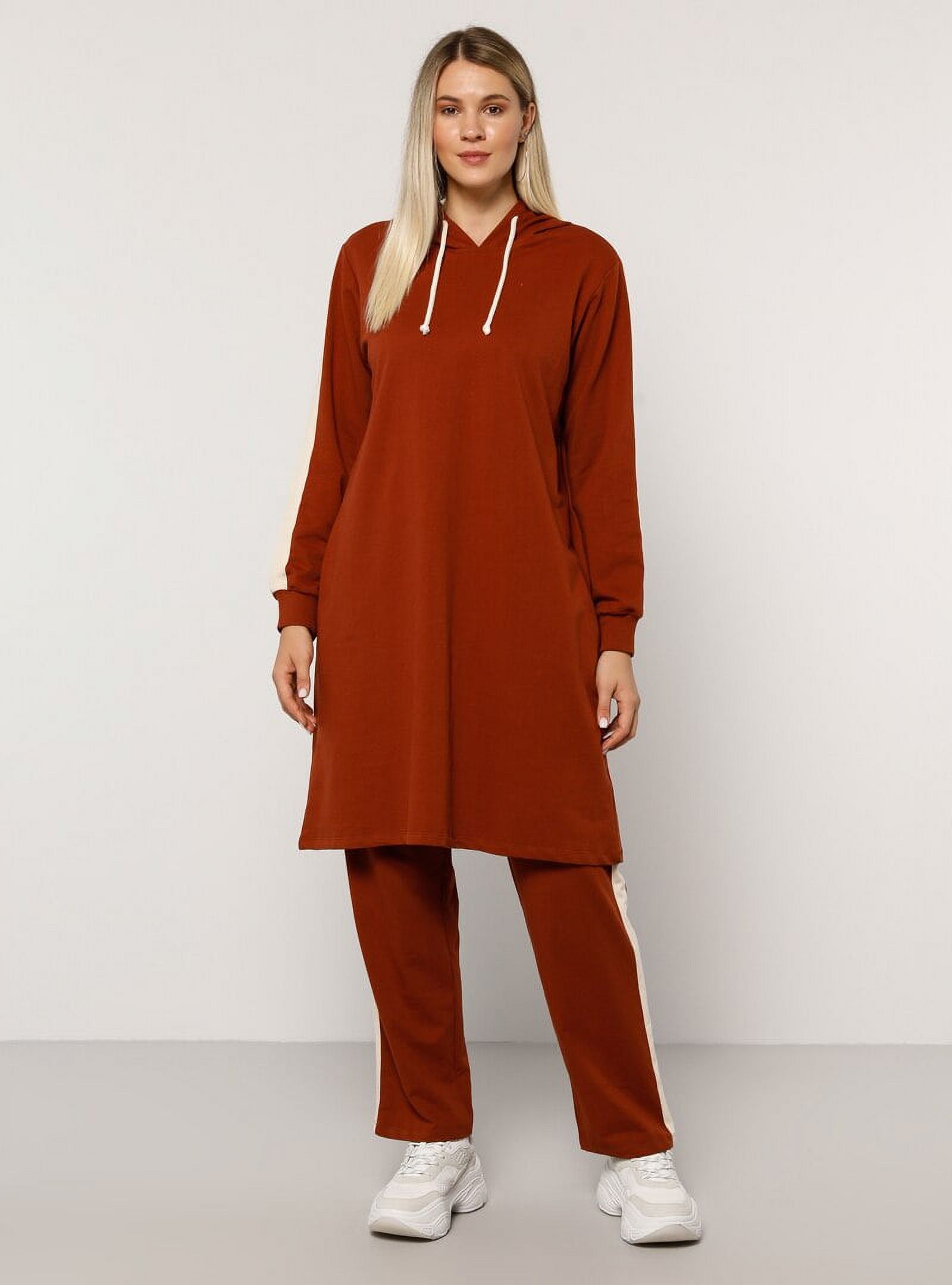 Terra Cotta Stone Unlined Plus Size Suit Alia