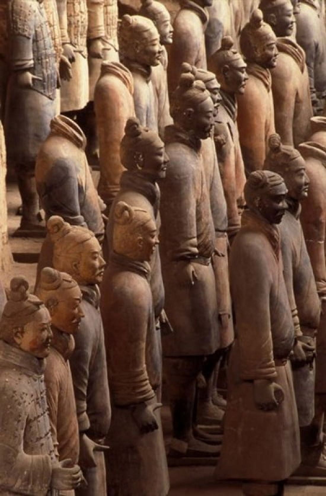 Terra Cotta Warriors at Emperor Qin Shihuangdis Tomb China Canvas Art - Keren Su DanitaDelimont (12 x 17)