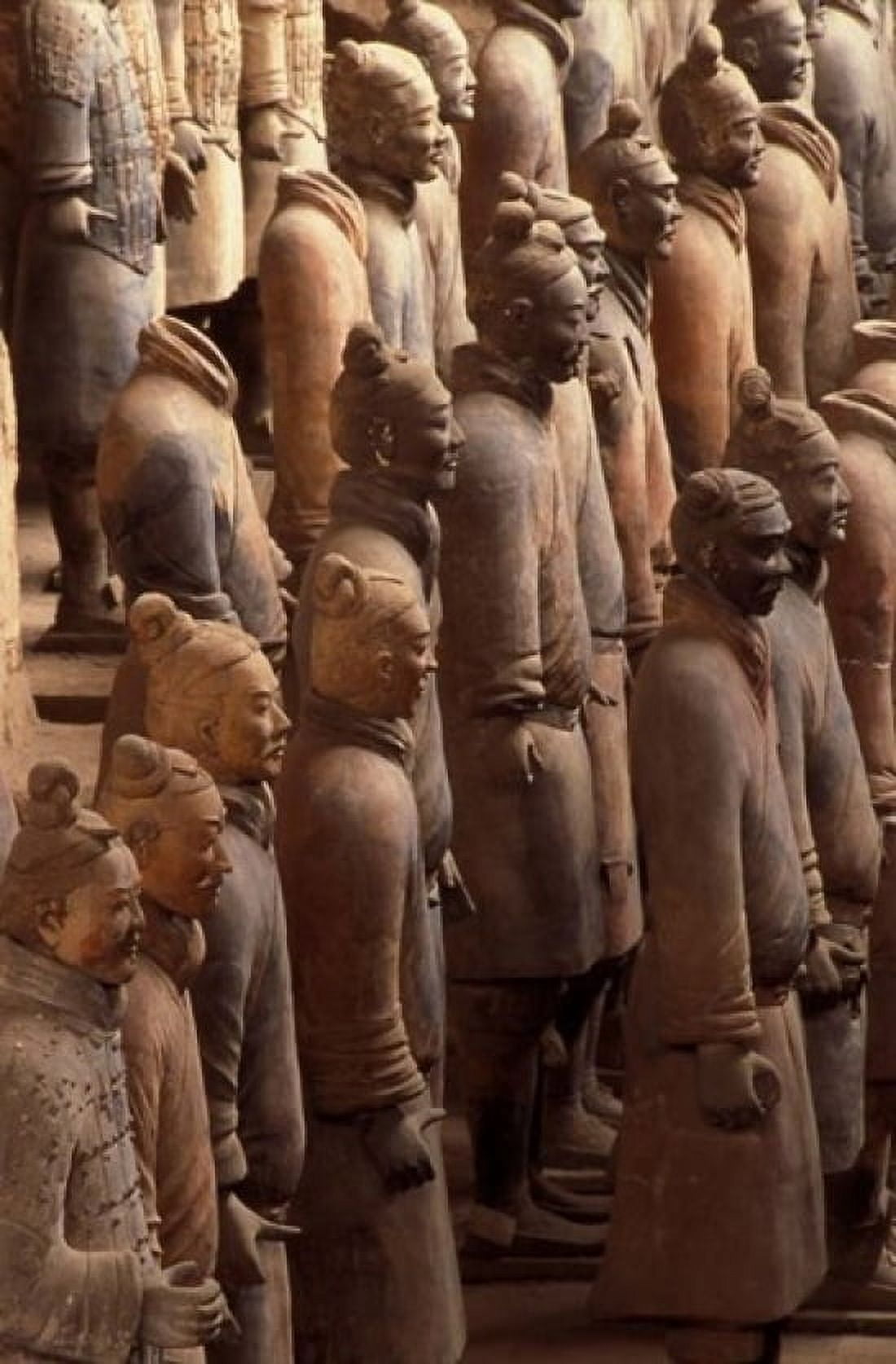 Terra Cotta Warriors at Emperor Qin Shihuangdis Tomb China Canvas Art - Keren Su DanitaDelimont (24 x 36)