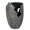 thumbnail image 1 of Terra Decorative Metal Vase Large, Grey, 1 of 4