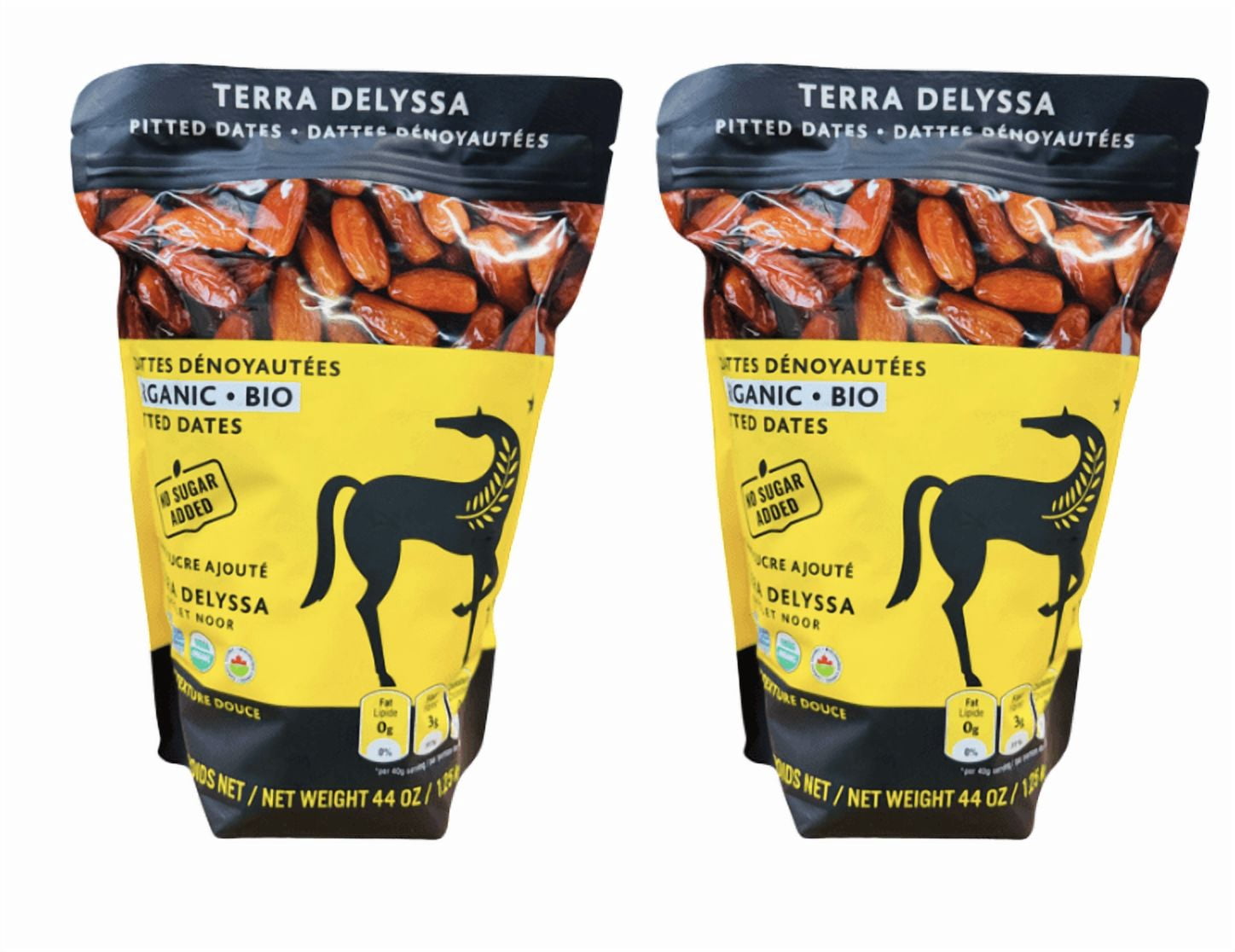 Terra Delyssa 44oz Organic Pitted Dates – Deglet Noor, No Sugar