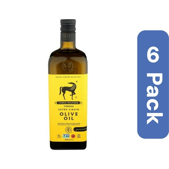 Terra Delyssa Extra Virgin Olive Oil 34 oz (Pack Of 6)