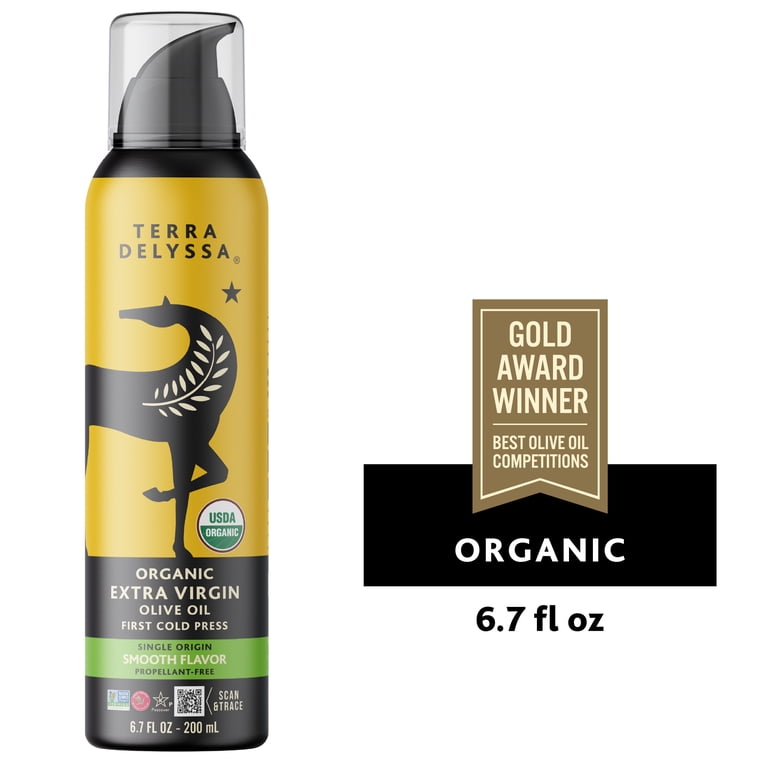 Terra Delyssa Organic Extra Virgin Olive Oil Spray Smooth Flavor