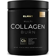 ELMNT Super Collagen Burn - Multi Collagen Peptides Powder for Women w. Apple C Vinegar (Chocolate)