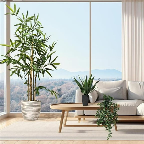 Terra-Green Foliage AT8067 Green Bamboo Tree Set for Unisex All Ages - 4 Piece