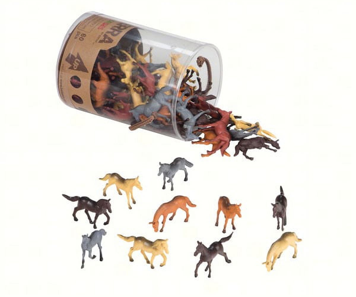 Terra Horse Figures, 60-Piece Set