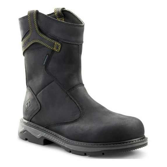 Terra Men's Kodiak 8" Patton Wellington Waterproof Work Boot Aluminum Toe - 4TCBBK 10 EE US