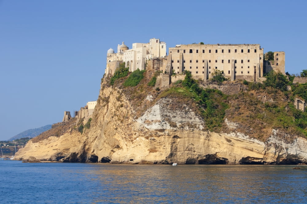 Terra Murata Procida Island Italy Canvas Art - Panoramic Images (36 x 12)