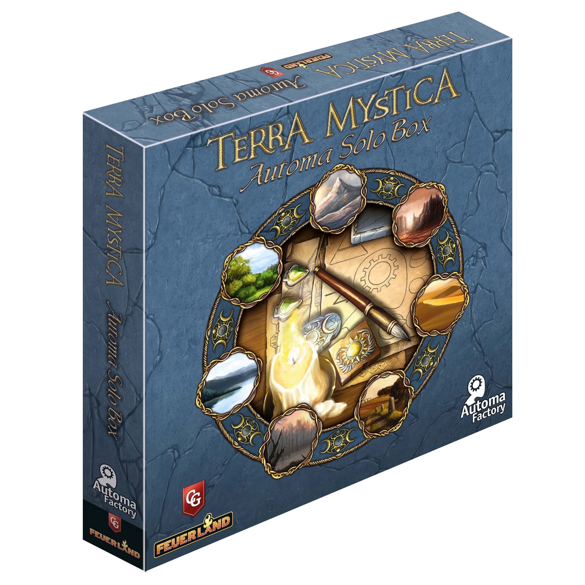 Capstone Games Terra Mystica Board Game Automa Strategy Euro Game for 2-5 Players, Ages 14+, 60-150 Min Playtime, 1 Pack