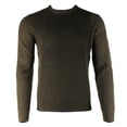 thumbnail image 1 of Terra Nova Men's Long Sleeve Honeycomb Stitch Crew Neck Sweater Grey Bk M, 1 of 6