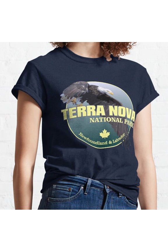 Terra Nova National Park (Bald Eagle)(Wt) Classic T-shirt