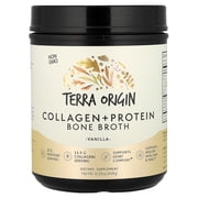 Terra Origin Collagen + Protein Bone Broth, Vanilla, 16.5 oz 468 g