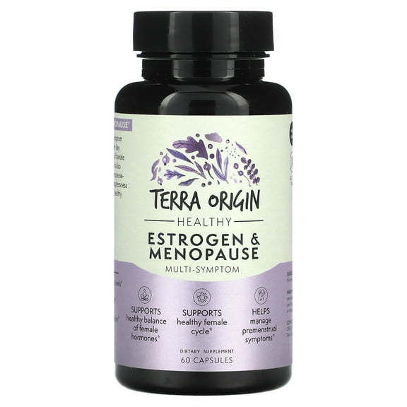 Terra Origin Healthy Estrogen & Menopause, 60 Capsules