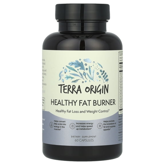Terra Origin Healthy Fat Burner, 60 Capsules