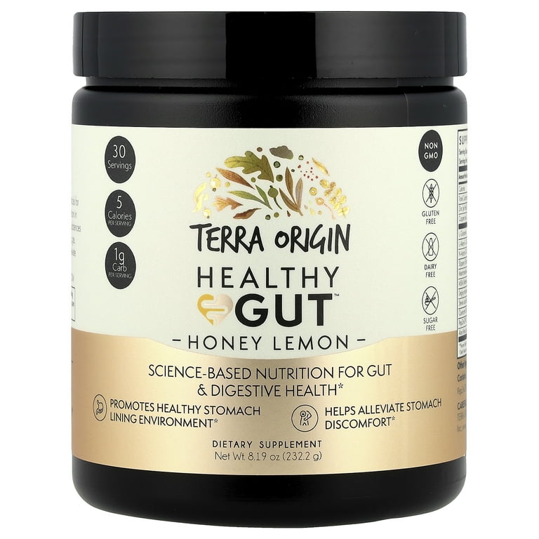 terra health glutathione reviews Origin Healthy Gut, Honey Lemon, 8.19 oz (232.2 g) Pet Immune System Booster