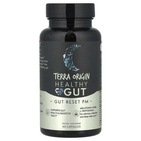 Terra Origin Healthy Gut™ Reset PM, 60 Capsules