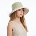 thumbnail image 1 of Terra Outdoor Summer Sun Hat for Women, UPF 50+ Fold Up Wide Brim Bucket Hat, Green, 1 of 6