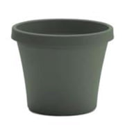 Terra Plastic Traditional Planter - Green - 12.75 in. - Durable & UV-Protected