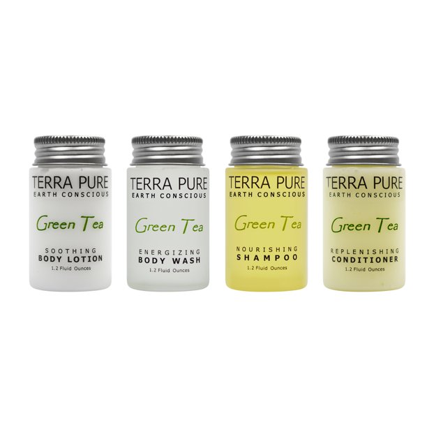 Terra Pure Green Tea 1.0 oz. Toiletries Set AllInKit