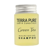 Terra Pure Shampoo, Travel Size Hotel Amenities, 1 oz. Case of 300