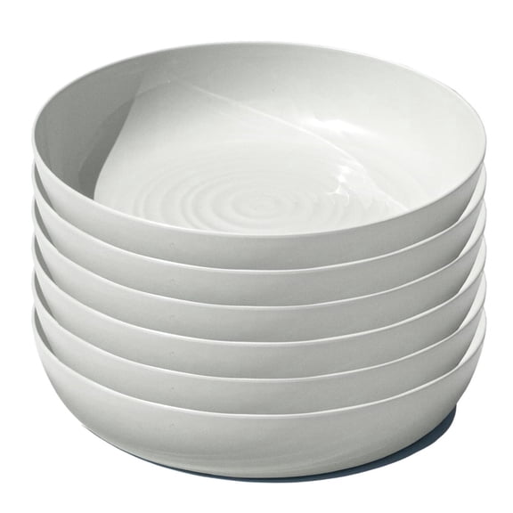 Terra RPET Dinner Bowl - White - Set of 6