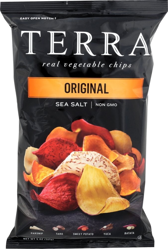 Terra Real Vegetable Chips Original Sea Salt - 5 oz Pack of 3