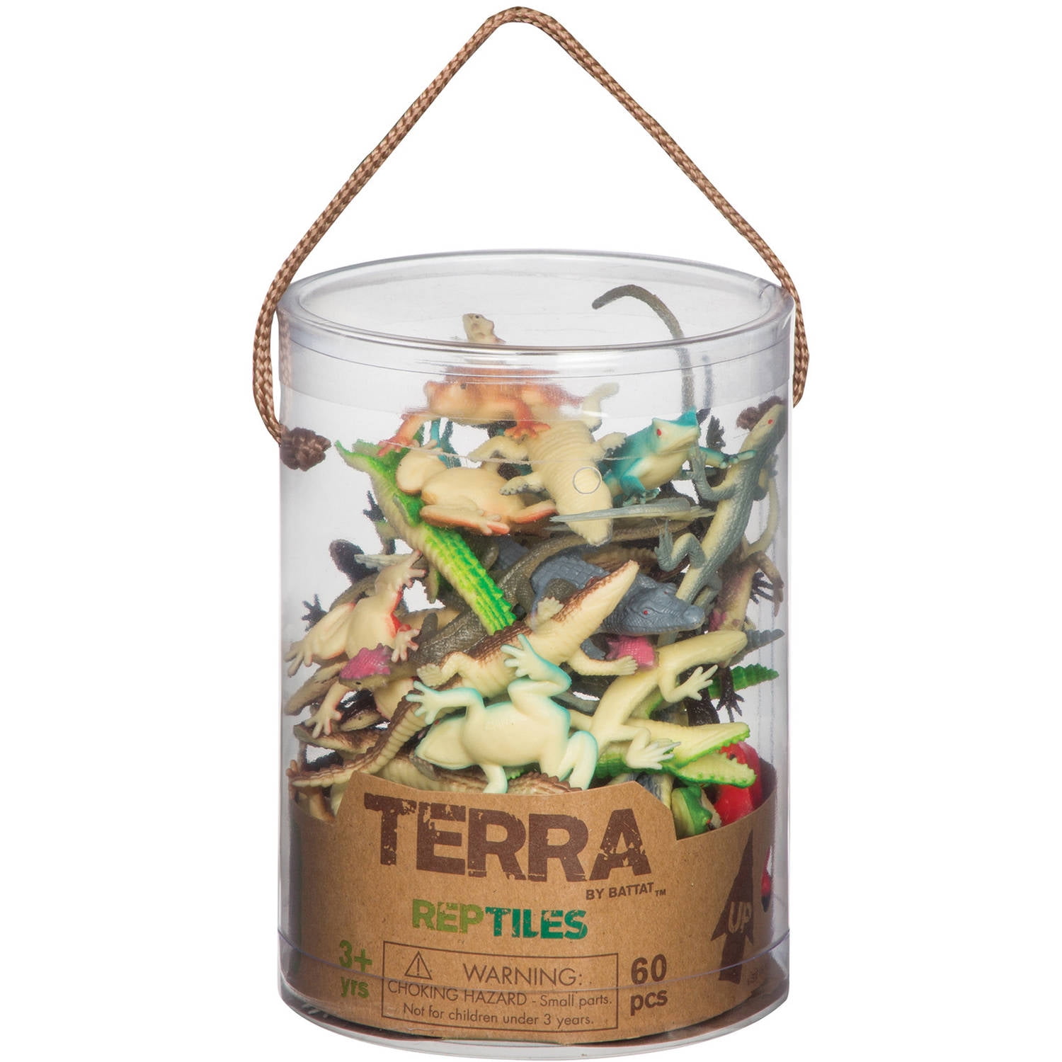 Terra Reptile and Amphibian Figures Set in Plastic Tube