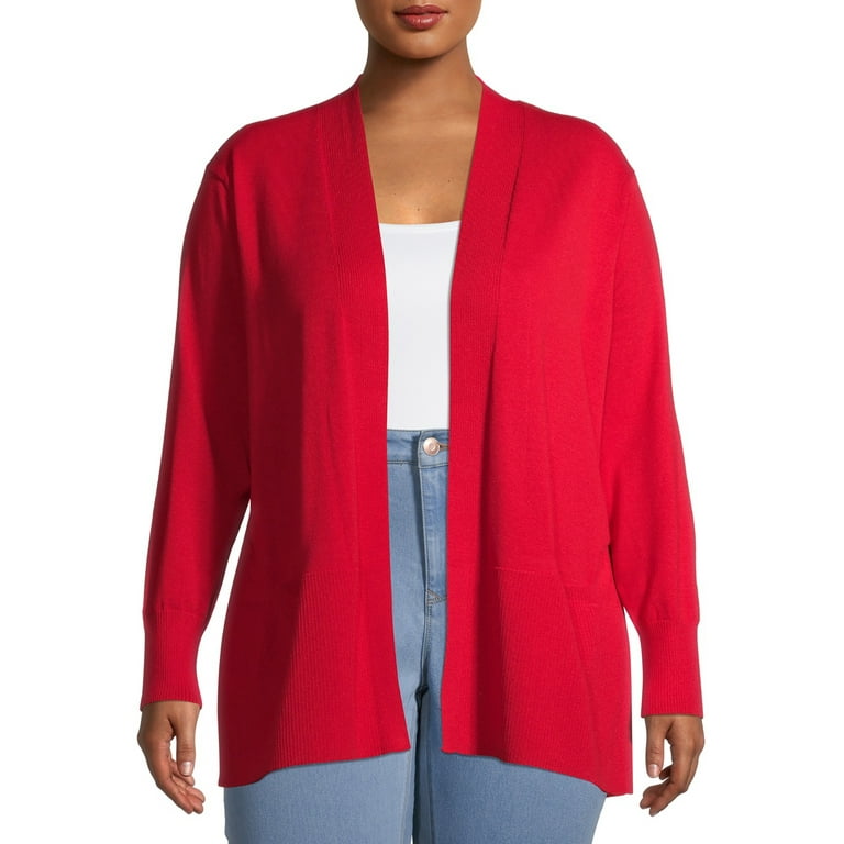 Walmart cardigan plus clearance size