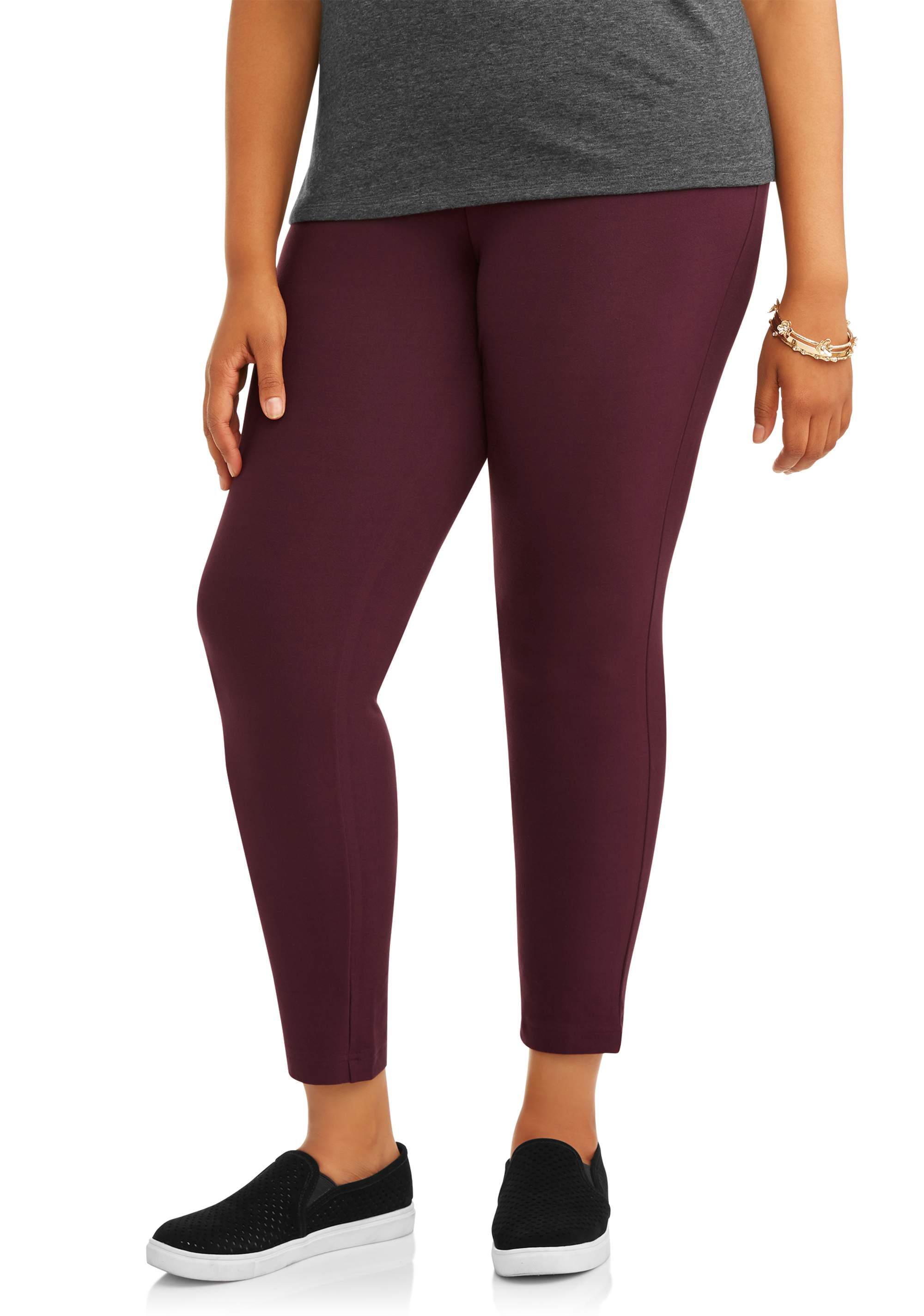 Terra & Sky Slim Fit Mid Rise SlimLeg Legging (Women's Plus), 1 Count, 1 Pack