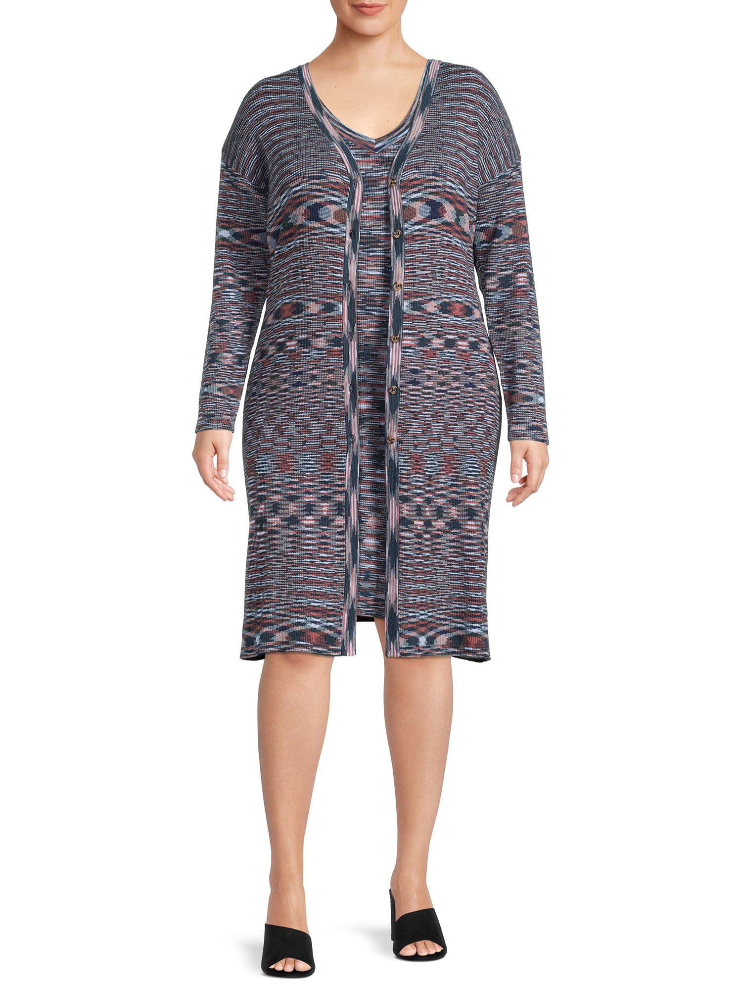 Terra & Sky Women's High Neck Rib Tank Top | Plus Size Sleeveless Pullover