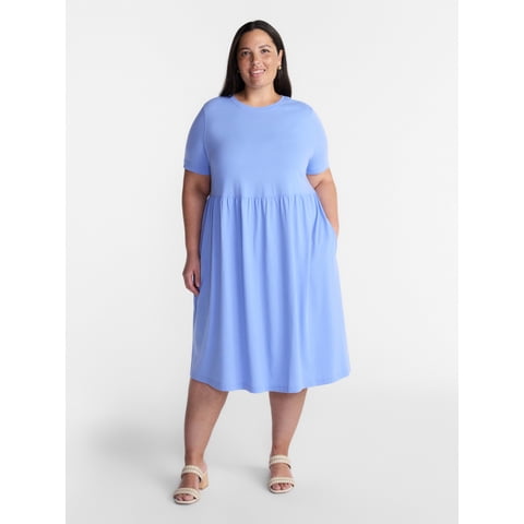 Women’s Plus Babydoll Dress, Sizes 0X-5X