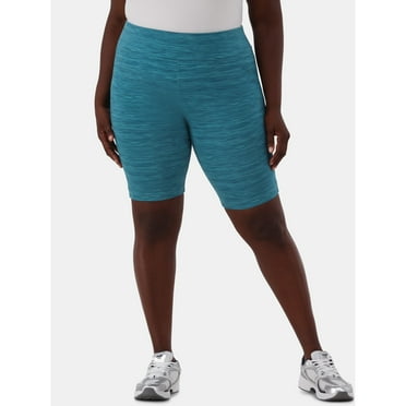 Terra & Sky Women’s Plus Biker Shorts, 9" Inseam, Sizes 0X-4X