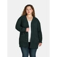 thumbnail image 1 of Terra & Sky Women's Plus Chenille Cardigan Sweater, Midweight, Sizes 0X-5X, 1 of 5