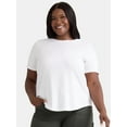 thumbnail image 1 of Terra & Sky Women’s Plus Crew Tee with Short-Sleeves, Sizes 0X-5X, 1 of 5