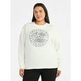 thumbnail image 1 of Terra & Sky Women's Plus Graphic Sweatshirt, Greatest Hits Logo, Sizes 0X-5X, 1 of 5