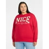 Terra & Sky Women's Plus Size Nice List Club Graph
