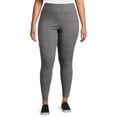 thumbnail image 1 of Terra & Sky Women's Plus High Rise Leggings, 27” Inseam, Sizes 0X-4X, 1 of 5