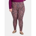 thumbnail image 1 of Terra & Sky Women's Plus High Rise Leggings, 27” Inseam, Sizes 0X-4X, 1 of 5