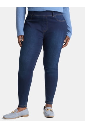 Women's Plus High Rise Skinny Jegging, 28" Inseam, Sizes 0X-4X