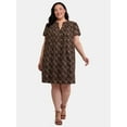 thumbnail image 1 of Terra & Sky Women’s Plus Pintuck Dress, Sizes 0X-5X, 1 of 4