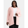 thumbnail image 1 of Terra & Sky Women's Plus Open-Front Cardigan, Lightweight, Sizes 0X-4X, 1 of 5