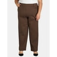 thumbnail image 1 of Terra & Sky Women's Plus Ponte Straight-Leg Pants, 29” Inseam, Sizes 0X-6X, 1 of 5