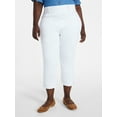thumbnail image 1 of Terra & Sky Women's Plus Size Pull On High Rise Capri Jeggings, 23" Inseam, Sizes 0X-4X, 1 of 5