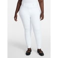 thumbnail image 1 of Terra & Sky Women's Plus Size Pull On High Rise Skinny Jeggings, 28" Inseam, Sizes 0X-4X, 1 of 5